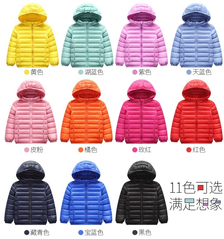 1-12 Year teens Baby Girls Boys Parka Light Kids Jacket Down cotton Coat Winter Children Jacket Spring autumn Toddler Outerwear 201106