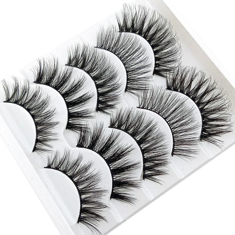 5 pairs Soft Handmade False Eyelashes 3D Three-dimensional Fiber Natural Long Eyelashes Fashion Makeup Cross Fake
5 pairs Soft Handmade False Eyelashes 3D Three-dimensional Fiber Natural Long Eyelashes Fashion Makeup Cross Fake