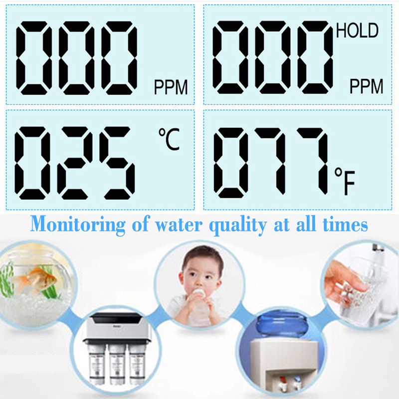 Digital TDS Meter Monitor TEMP PPM Tester Pen LCD Meters Stick Water Purity Monitors Mini Filter Hydroponic Testers TDS-3 - view 4
