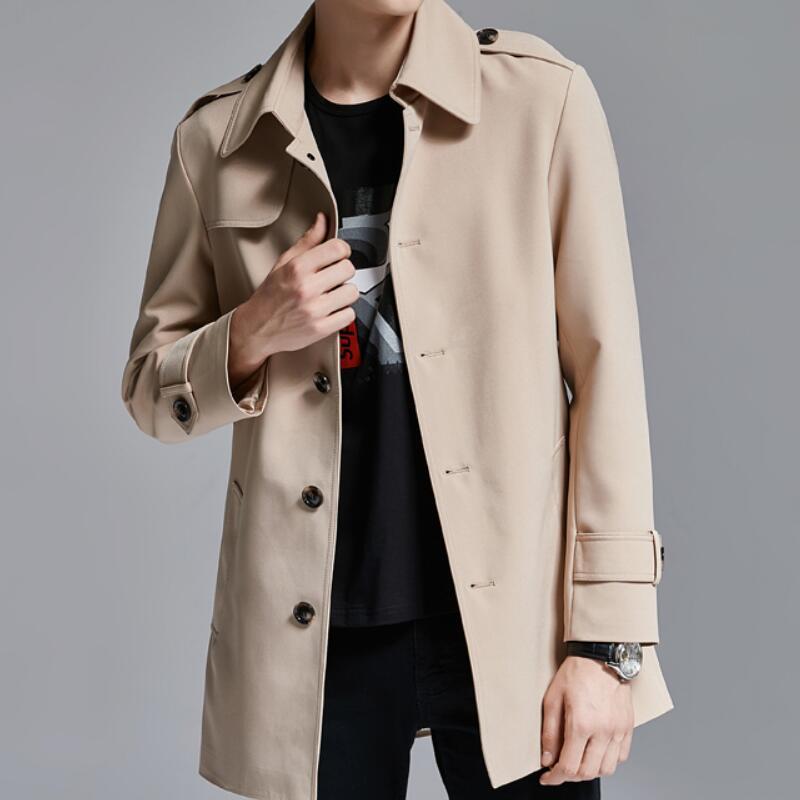 HOT/Spring Men' New Fashion Mid-length single-breasted lapel cotton jacket Personalized customization Large size /-6XL, Black
HOT/Spring Men' New Fashion Mid-length single-breasted lapel cotton jacket Personalized customization Large size /-6XL, Black