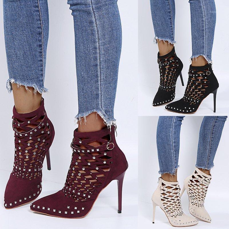Women's shoes new pointed high heels rivet high heel suede sandals women's fashion sandals fashion all-match durable hot1, Beige
Women's shoes new pointed high heels rivet high heel suede sandals women's fashion sandals fashion all-match durable hot1, Beige