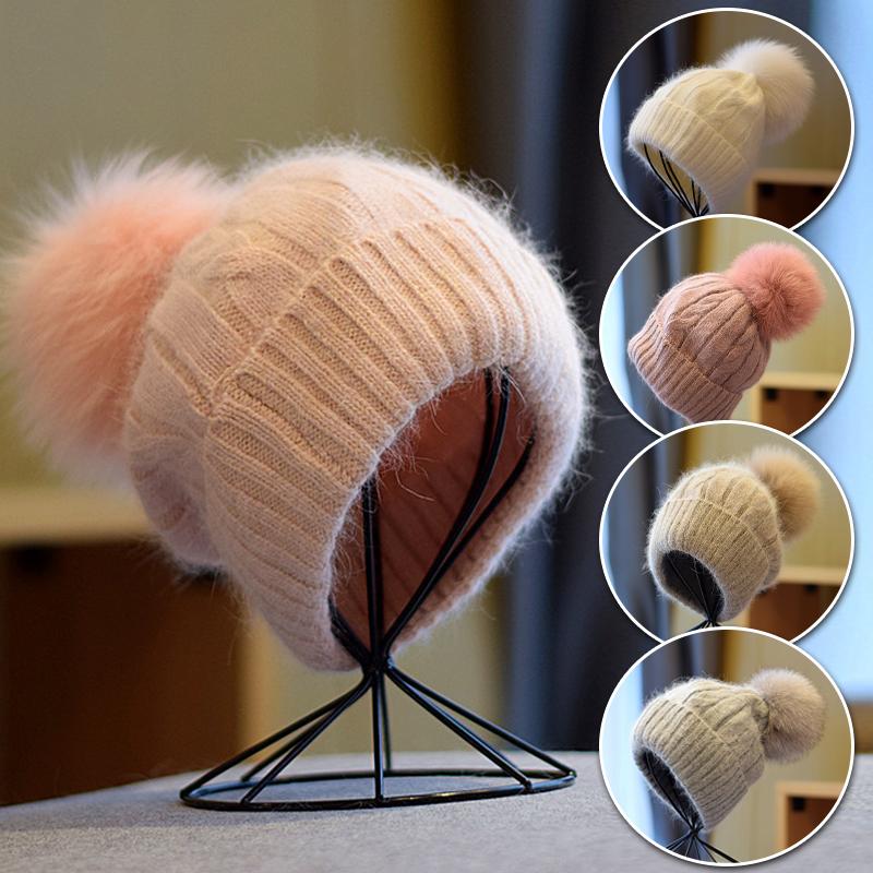 Japan Style Real Fur Pom Poms Ball Skullies Beanies Keep Warm Winter Hat Women Girls Wool Hat Outdoor Knitted Cap, 02
Japan Style Real Fur Pom Poms Ball Skullies Beanies Keep Warm Winter Hat Women Girls Wool Hat Outdoor Knitted Cap, 02