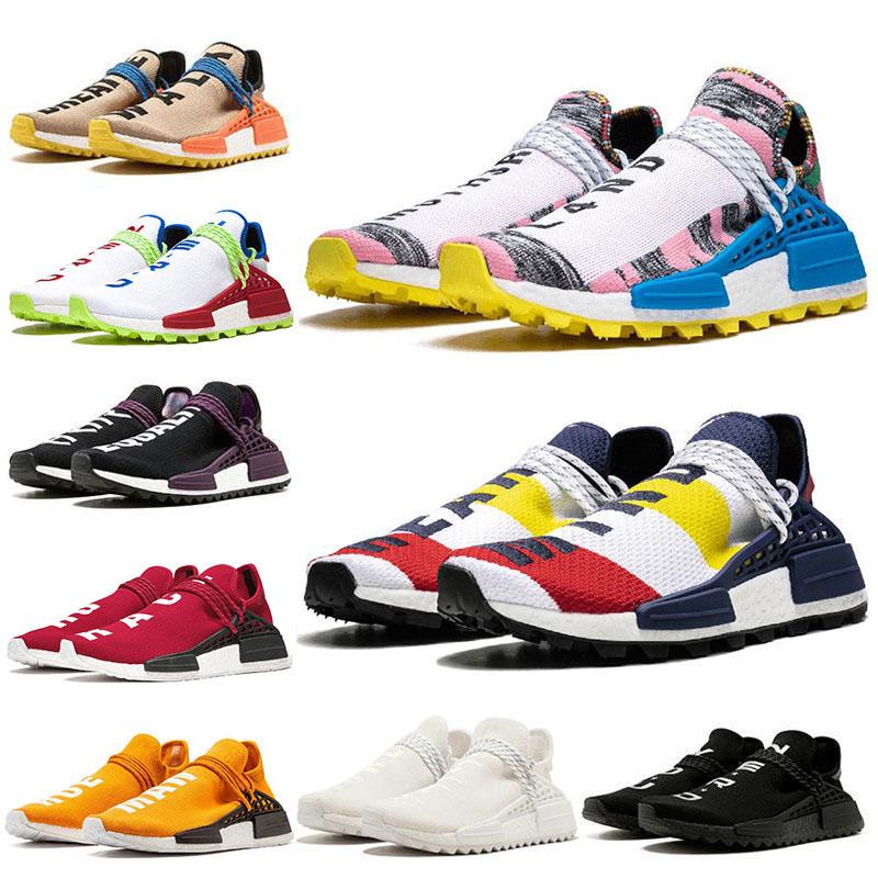 New Arrival Human Race Hu trail Running Shoes PW Pharrell Williams Triple Black White Blue Solar Pack Sun Glow Women Mens Trainers Sneakers
New Arrival Human Race Hu trail Running Shoes PW Pharrell Williams Triple Black White Blue Solar Pack Sun Glow Women Mens Trainers Sneakers