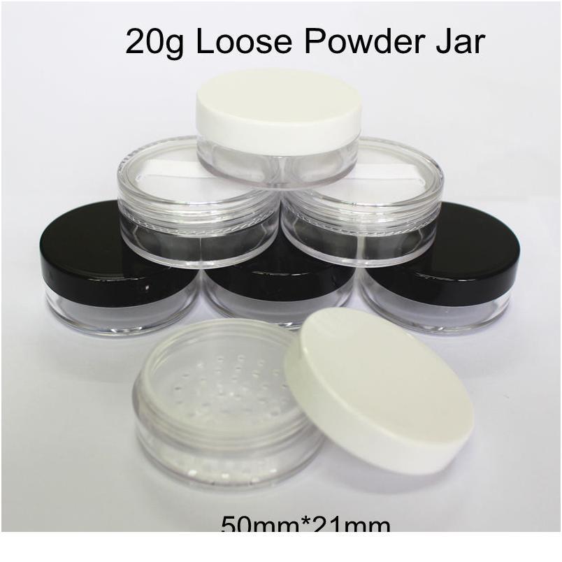 30pcs/lot 20g Empty Loose Powder Jar With Sifter Puff 20ml Plastic Compact Makeup Case Tools Containers Pot Trave qylhAI
30pcs/lot 20g Empty Loose Powder Jar With Sifter Puff 20ml Plastic Compact Makeup Case Tools Containers Pot Trave qylhAI