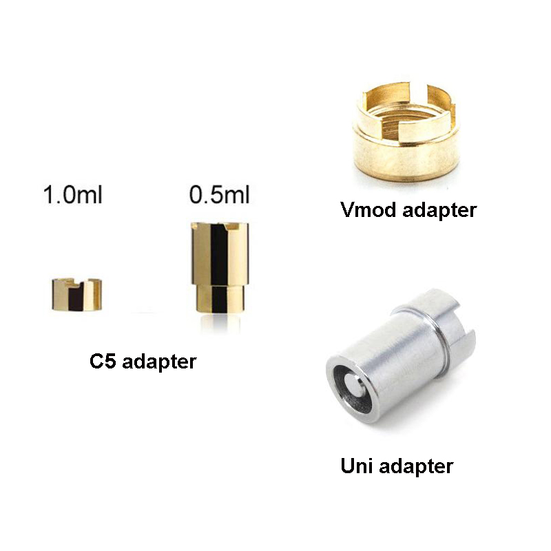 Komodo C5 Vmod II Adapters Yocan Uni Pro Magnetic Connector Ring for 510 Thread Vaporizer Cartridges
Komodo C5 Vmod II Adapters Yocan Uni Pro Magnetic Connector Ring for 510 Thread Vaporizer Cartridges
