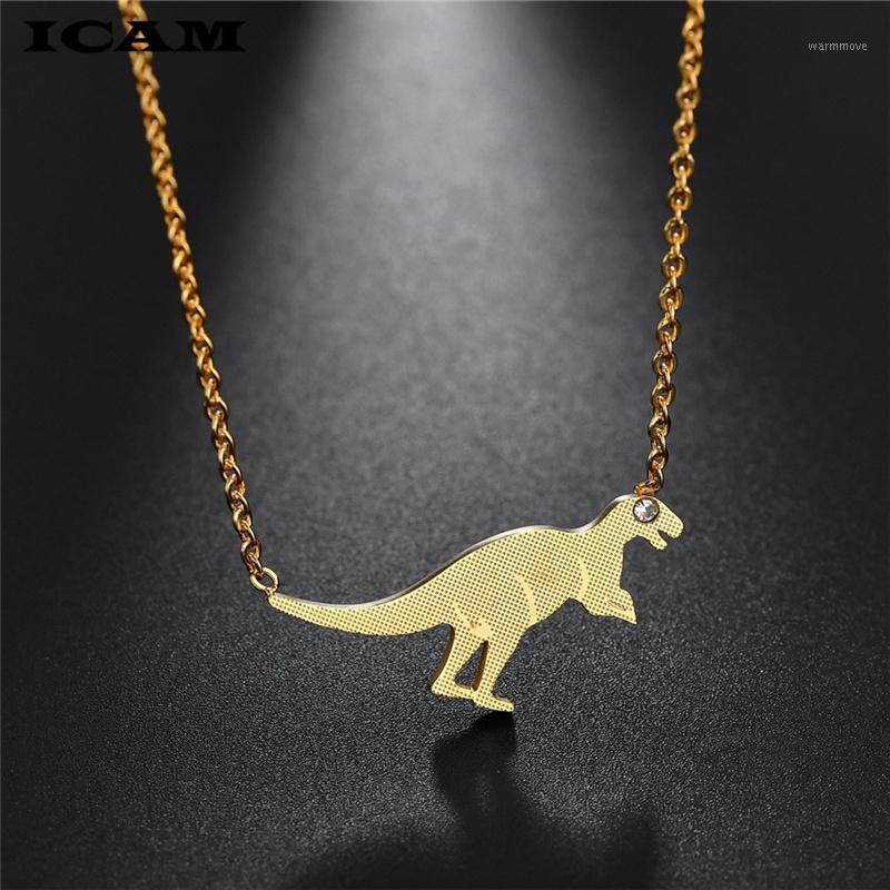 ICAM New Fashion Women's Cute Tiny Animal Necklace T-Rex Necklace Dinosaur Stainless steel Pendant1
ICAM New Fashion Women's Cute Tiny Animal Necklace T-Rex Necklace Dinosaur Stainless steel Pendant1