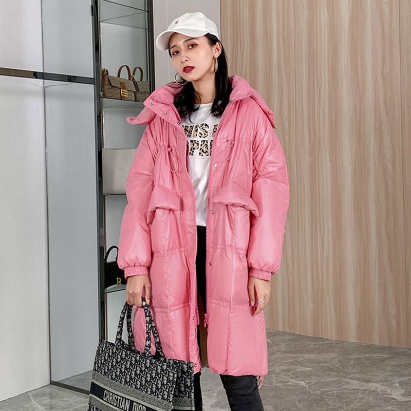 2021 New Female Winter Black 90% White Down Hood Thick Hot Pink Jacket Outwear V5J0
2021 New Female Winter Black 90% White Down Hood Thick Hot Pink Jacket Outwear V5J0