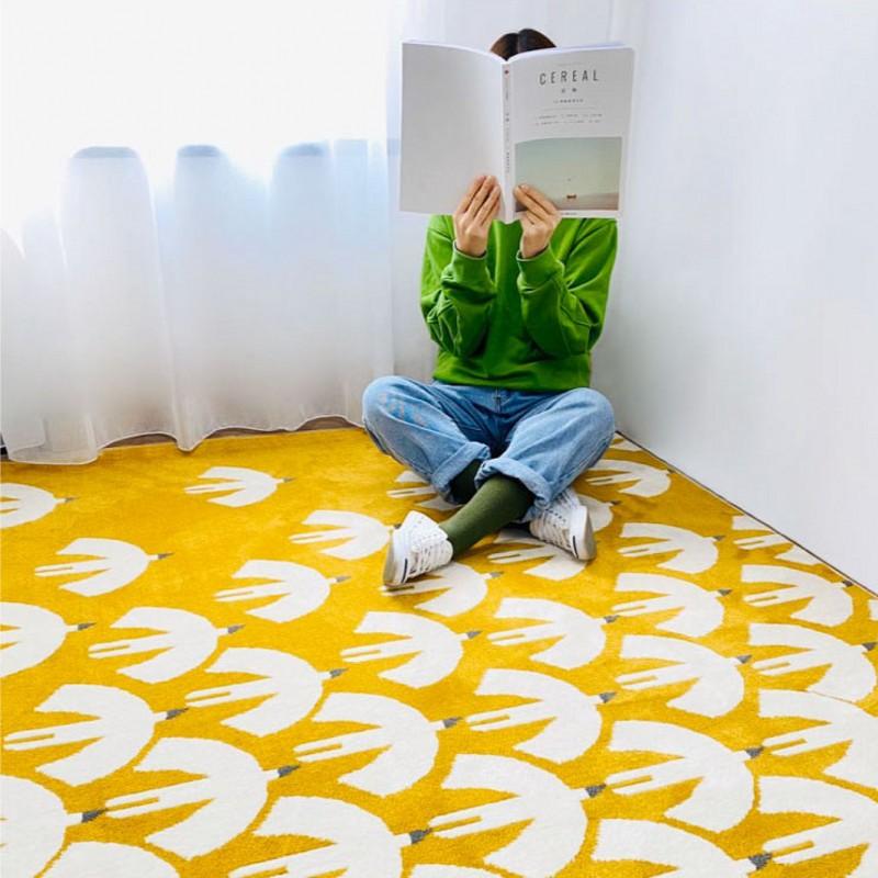 INS popular seafowls pattern high density woven area rug big size yellow color New Year decoration coffee table floor mat, 01as picture
INS popular seafowls pattern high density woven area rug big size yellow color New Year decoration coffee table floor mat, 01as picture
