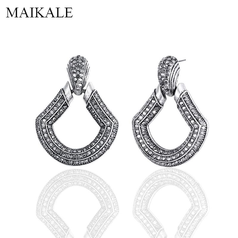 MAIKALE Vintage Dangle Big Geometric Zinc Alloy Earrings Micro inlay Rhinestone Drop Earring for Women Jewelry Classic Gifts
MAIKALE Vintage Dangle Big Geometric Zinc Alloy Earrings Micro inlay Rhinestone Drop Earring for Women Jewelry Classic Gifts