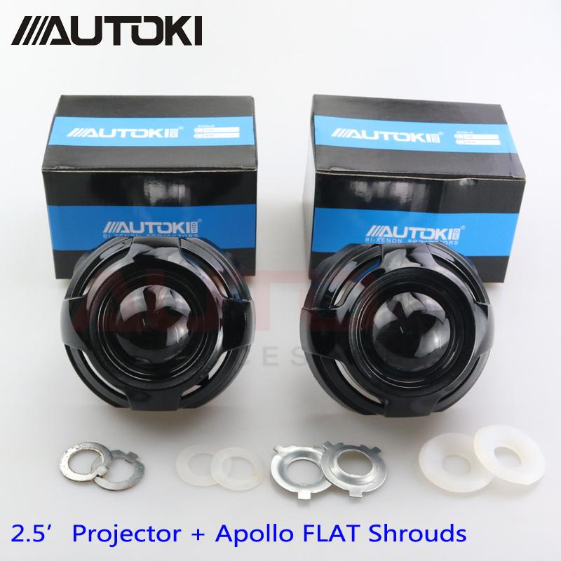 Autoki 2020 Update Car Styling Automobiles 2.5inch HID Bi xenon Headlight Projector Lens +Apollo Flat Mask Use H1 Bulbs Lamp
Autoki 2020 Update Car Styling Automobiles 2.5inch HID Bi xenon Headlight Projector Lens +Apollo Flat Mask Use H1 Bulbs Lamp
