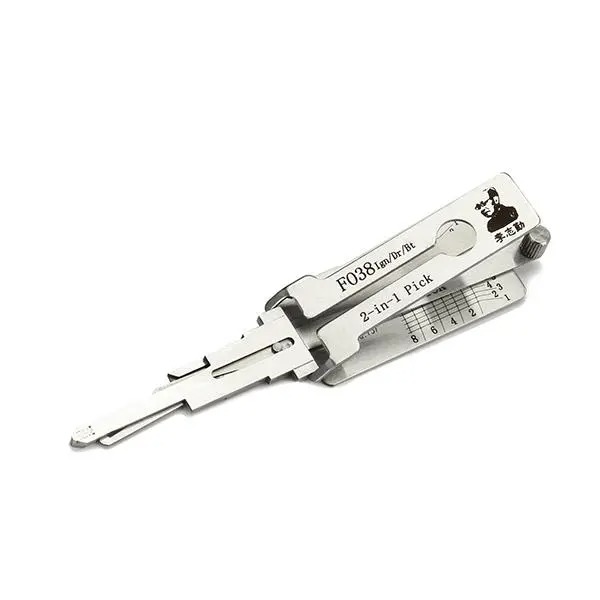 Original Lishi F038 2 in 1 car door lock pick decoder unlock tool for Ford, Lincoln
Original Lishi F038 2 in 1 car door lock pick decoder unlock tool for Ford, Lincoln