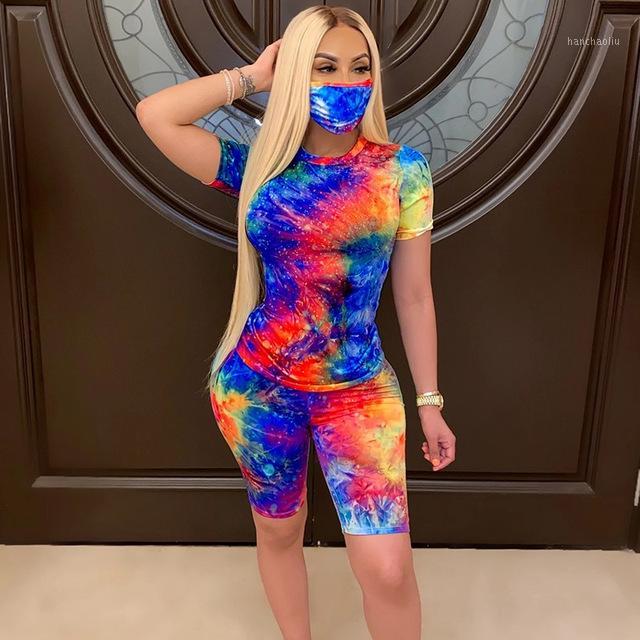 Stylish 2 Pcs Leisure Suit Set Women' Tie-Dye Print T-Shirt+Shorts Homewear Yoga Running Gym Set Tracksuit1
Stylish 2 Pcs Leisure Suit Set Women' Tie-Dye Print T-Shirt+Shorts Homewear Yoga Running Gym Set Tracksuit1