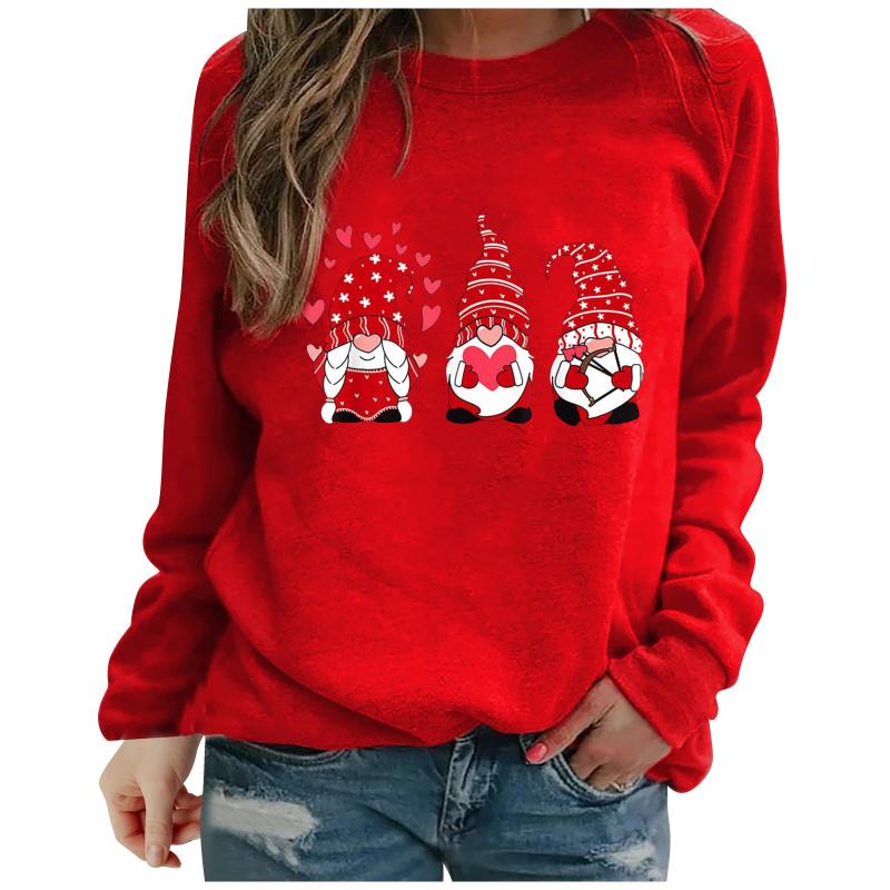 40# Shirts For Women Casual Loose Round Neck Valentine' Day Heart Lulusi Printing Blouses Long Sleeve Women Clothing Tops, Black
40# Shirts For Women Casual Loose Round Neck Valentine' Day Heart Lulusi Printing Blouses Long Sleeve Women Clothing Tops, Black