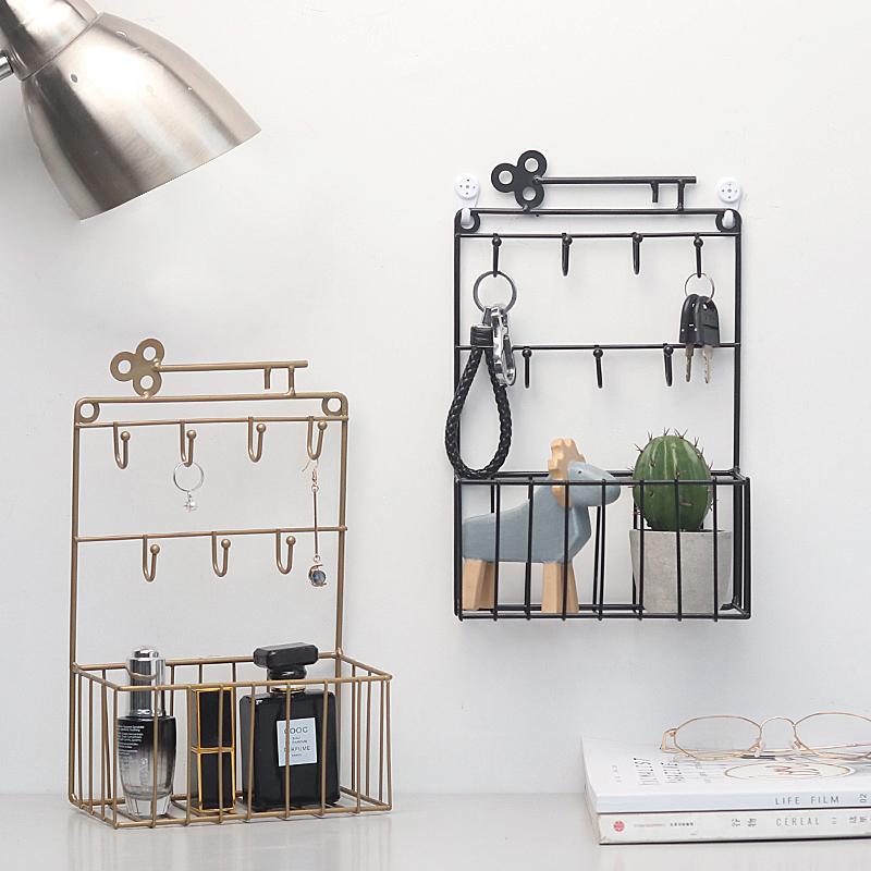 Decorative Wall Shelf Wall Mounted Storage Rack Key Jewelry Hook Sundries Storage Box Shelf Home Hanging Hooks Home Decoration
Decorative Wall Shelf Wall Mounted Storage Rack Key Jewelry Hook Sundries Storage Box Shelf Home Hanging Hooks Home Decoration