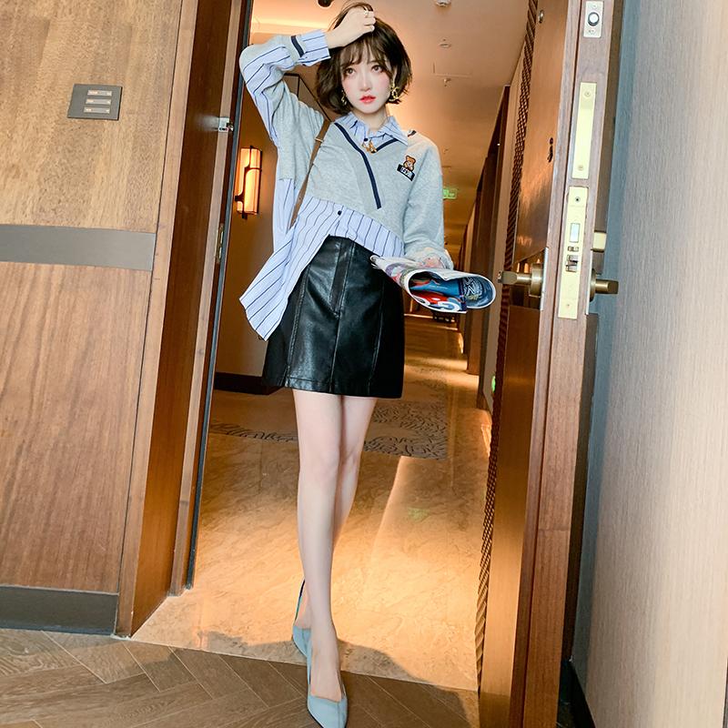 Fashionable and fashionable, high and thin, PU leather, A-line version, versatile comfortable skirt, women' clothing autumn, Skirt only
Fashionable and fashionable, high and thin, PU leather, A-line version, versatile comfortable skirt, women' clothing autumn, Skirt only
