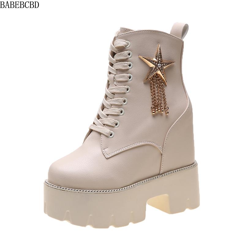 Women's Shoes 2020 New Short Boots Women's Thick-soled Boots 12cm Ultra-High Heeled Heel winter, Beige
Women's Shoes 2020 New Short Boots Women's Thick-soled Boots 12cm Ultra-High Heeled Heel winter, Beige