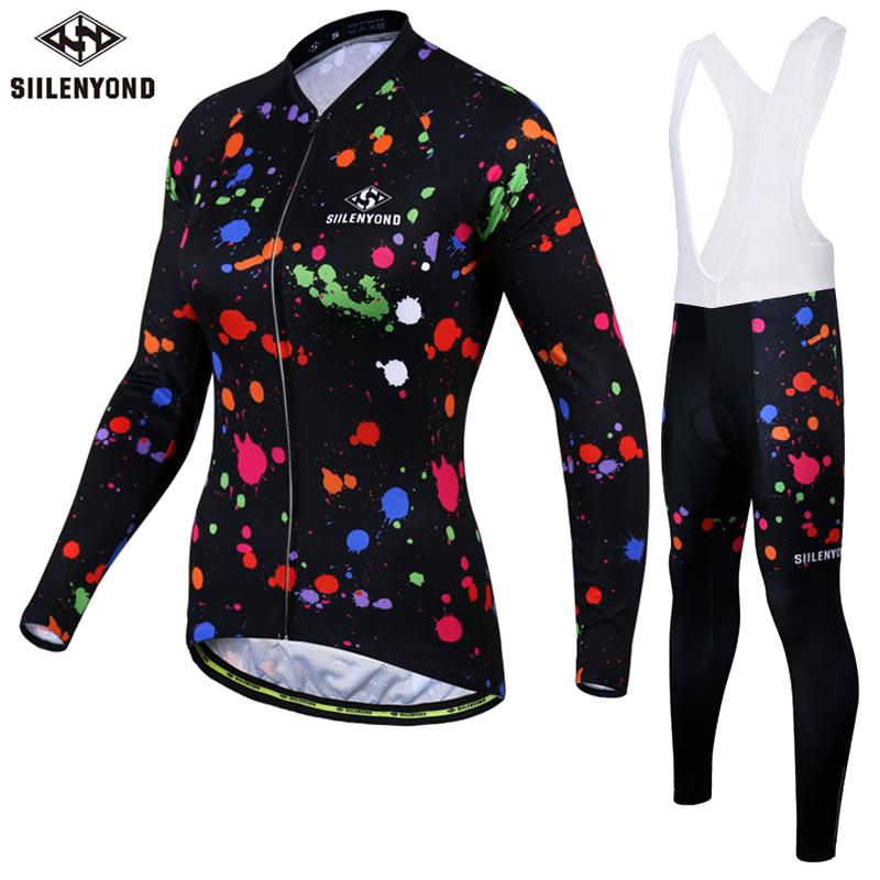 Siilenyond 2020 Long Sleeve Cycling Clothing Set Women Mountain Bicycle Cycling Jersey Set MTB Bike Clothes Suit, Cycling set
Siilenyond 2020 Long Sleeve Cycling Clothing Set Women Mountain Bicycle Cycling Jersey Set MTB Bike Clothes Suit, Cycling set