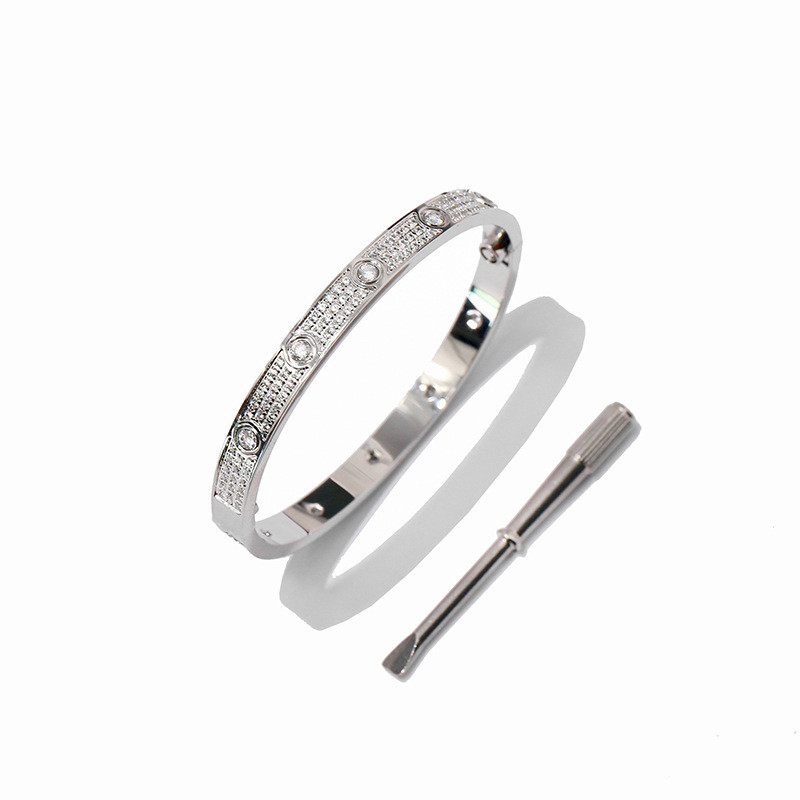 Luxury Full Diamond Stone Bangle Stainless Steel Gold Love Womens Bracelet Fashion
Luxury Full Diamond Stone Bangle Stainless Steel Gold Love Womens Bracelet Fashion