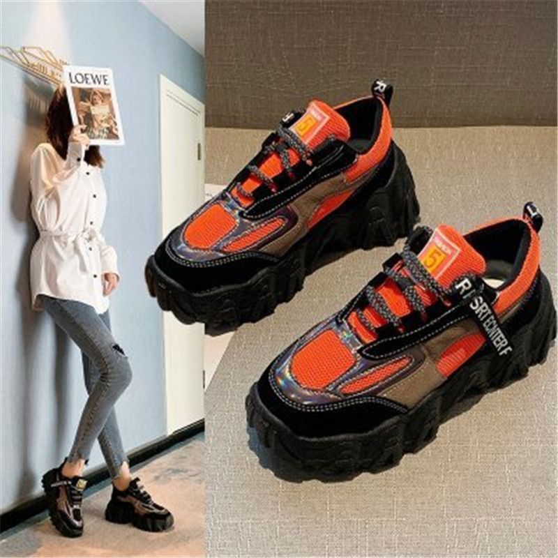 New Trainers 2021 5cm Autumn Fashion Thick Ladies Vulcanized Orange Shoes Woman A6K4, Black
New Trainers 2021 5cm Autumn Fashion Thick Ladies Vulcanized Orange Shoes Woman A6K4, Black