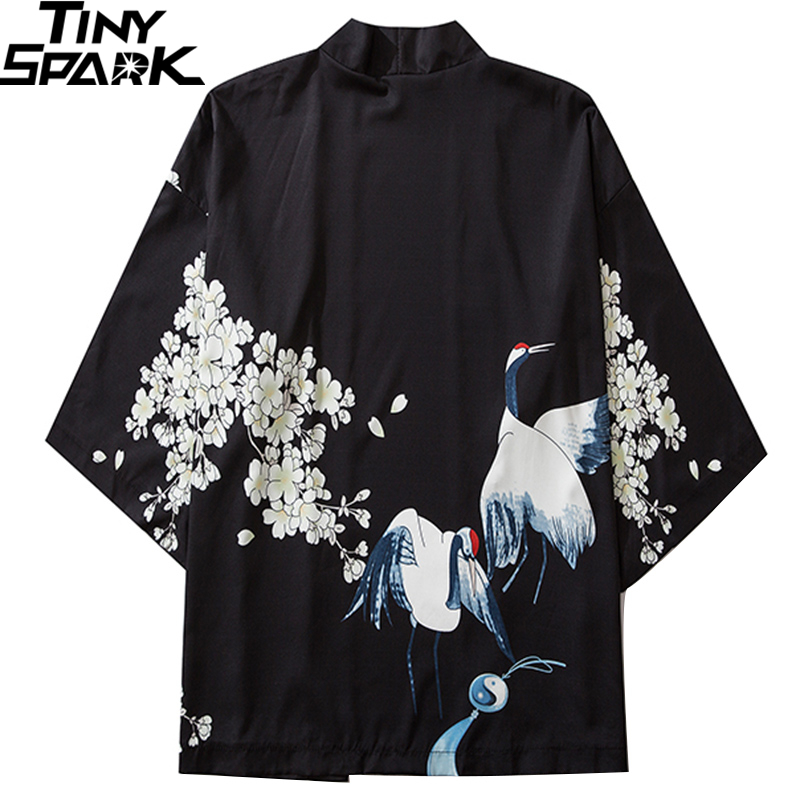 Japanese Kimono Jacket Crane Print 2020 Hip Hop Men Japan Streetwear Jacket Summer Thin Clothing Loose Kimono Black, A226049
Japanese Kimono Jacket Crane Print 2020 Hip Hop Men Japan Streetwear Jacket Summer Thin Clothing Loose Kimono Black, A226049