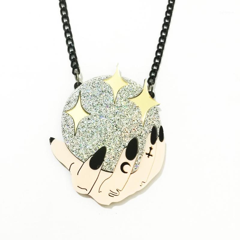 New Acrylic Cut Creative Magic Crystal Ball Necklace Pun Harajuku Pendant Acrylic Necklace Fashion Women Accessaries1
New Acrylic Cut Creative Magic Crystal Ball Necklace Pun Harajuku Pendant Acrylic Necklace Fashion Women Accessaries1