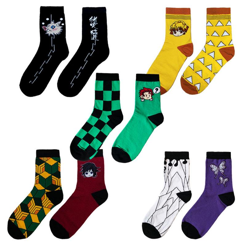 New Demon Slayer Kimetsu no Yaiba Hashibira Inosuke Cosplay Props Sock Agatsuma Zenitsu Women Men Cotton Ankle Socks Stockings
New Demon Slayer Kimetsu no Yaiba Hashibira Inosuke Cosplay Props Sock Agatsuma Zenitsu Women Men Cotton Ankle Socks Stockings