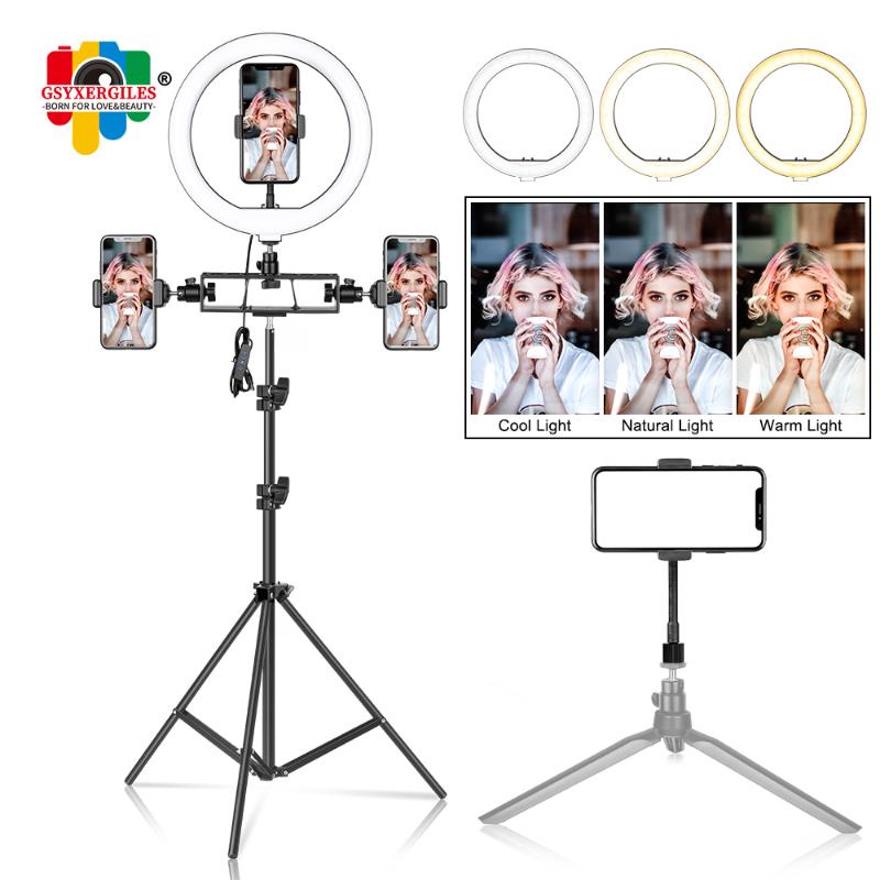 10" LED Ring Light Photographic Selfie Ring Lighting with Stand for Smartphone Youtube Makeup Video Studio Tripod Light
10" LED Ring Light Photographic Selfie Ring Lighting with Stand for Smartphone Youtube Makeup Video Studio Tripod Light