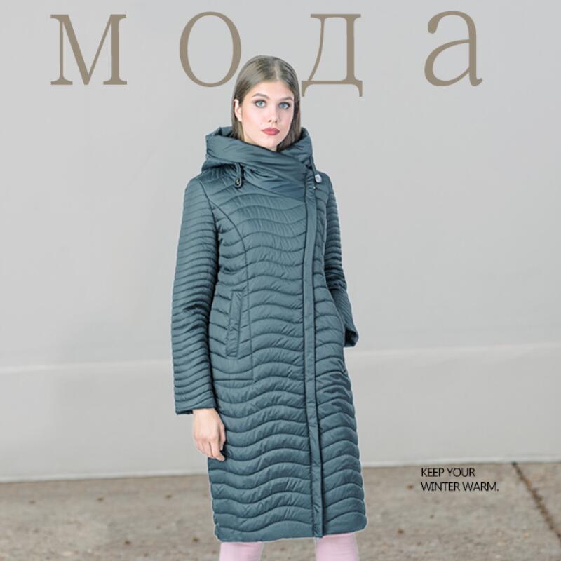SpringAutumn Collection High Quality Womens Jacket Warm Windproof Thin Women Parka Long Plus Size Female Coat CEPRASK 201026