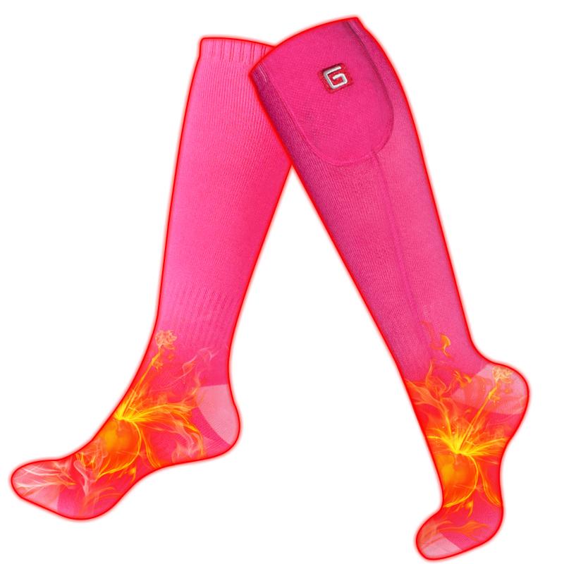 Pink Woman Warm Winter Heated Socks with 3.7V Rechargeable Battery Electric Socks for Chronically Cold Feet Sleeping Hiking
Pink Woman Warm Winter Heated Socks with 3.7V Rechargeable Battery Electric Socks for Chronically Cold Feet Sleeping Hiking