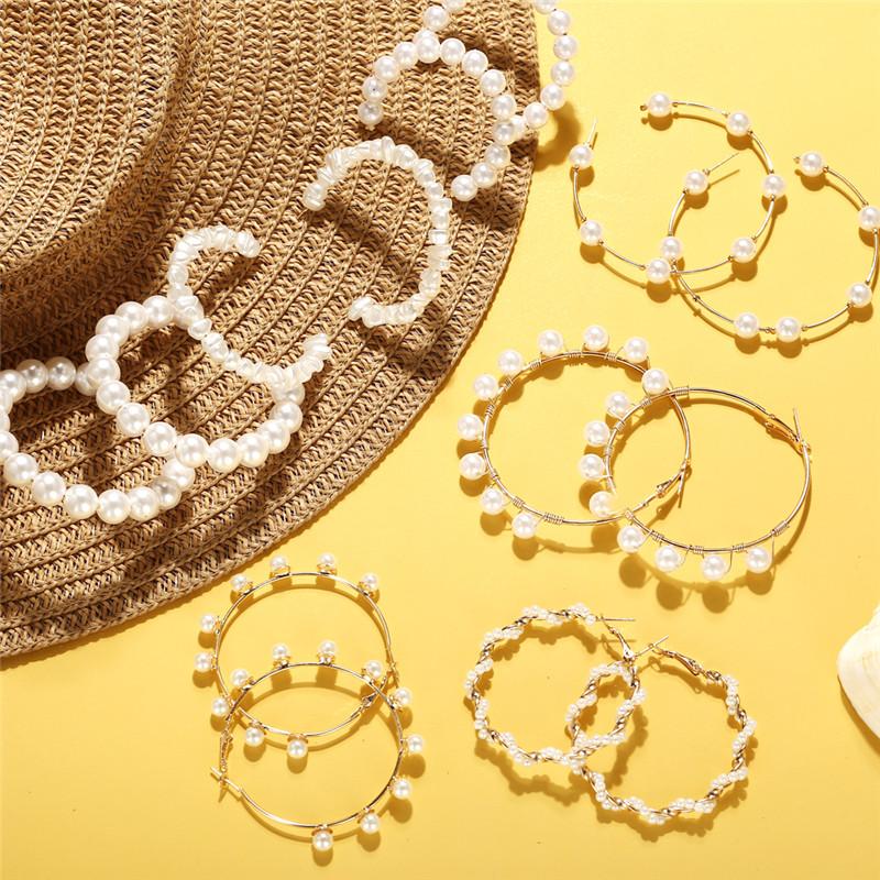 Hoop & Huggie 17KM Oversize Pearl Earrings For Women Girls Big Unique Circle Earring 2021 Brinco Statement Fashion Jewelry
Hoop & Huggie 17KM Oversize Pearl Earrings For Women Girls Big Unique Circle Earring 2021 Brinco Statement Fashion Jewelry