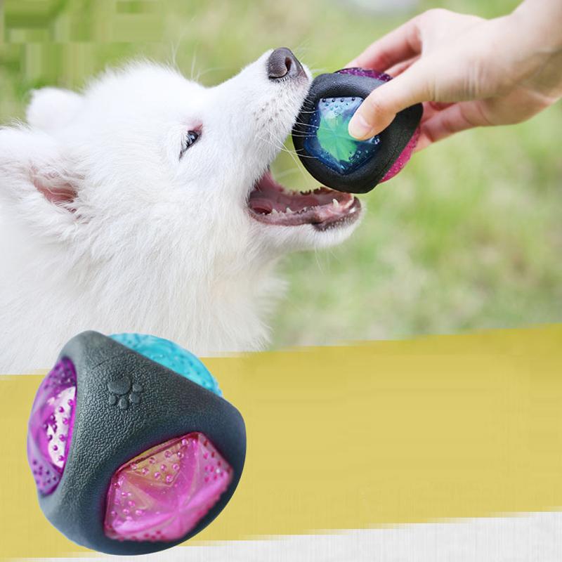 Luminous Dog Toy Durable Bouncy Balls Rubber Bouncy Bite- resistant Dog Chewing Ball Training Pet Toys with Sound and Light
Luminous Dog Toy Durable Bouncy Balls Rubber Bouncy Bite- resistant Dog Chewing Ball Training Pet Toys with Sound and Light
