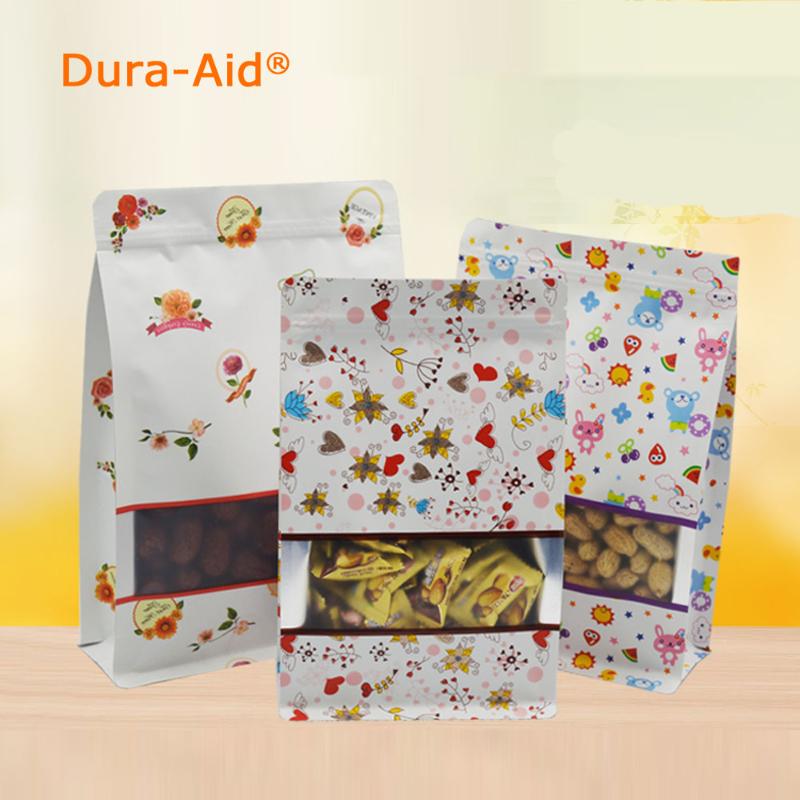 Dura-Aid Reusable Kraft Paper Window Bag Full Flower Print Stand up Gift Dried Fruit packaging Pouches
Dura-Aid Reusable Kraft Paper Window Bag Full Flower Print Stand up Gift Dried Fruit packaging Pouches