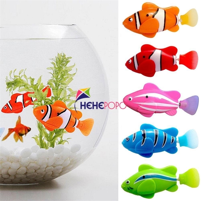 5 Pcs / Set Robot Electronic Fish Swim Toy Battery Included Robotic Pet for Kids Bath Toy Fishing Decorating Act Like Real Fish 201212
5 Pcs / Set Robot Electronic Fish Swim Toy Battery Included Robotic Pet for Kids Bath Toy Fishing Decorating Act Like Real Fish 201212