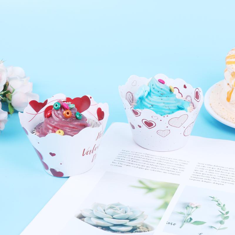 24pcs in 1 Set Cake Topper Wrapper Durable Paper Party Supplies Cake Topper Cupcake Wrapper for Valentines Day
24pcs in 1 Set Cake Topper Wrapper Durable Paper Party Supplies Cake Topper Cupcake Wrapper for Valentines Day