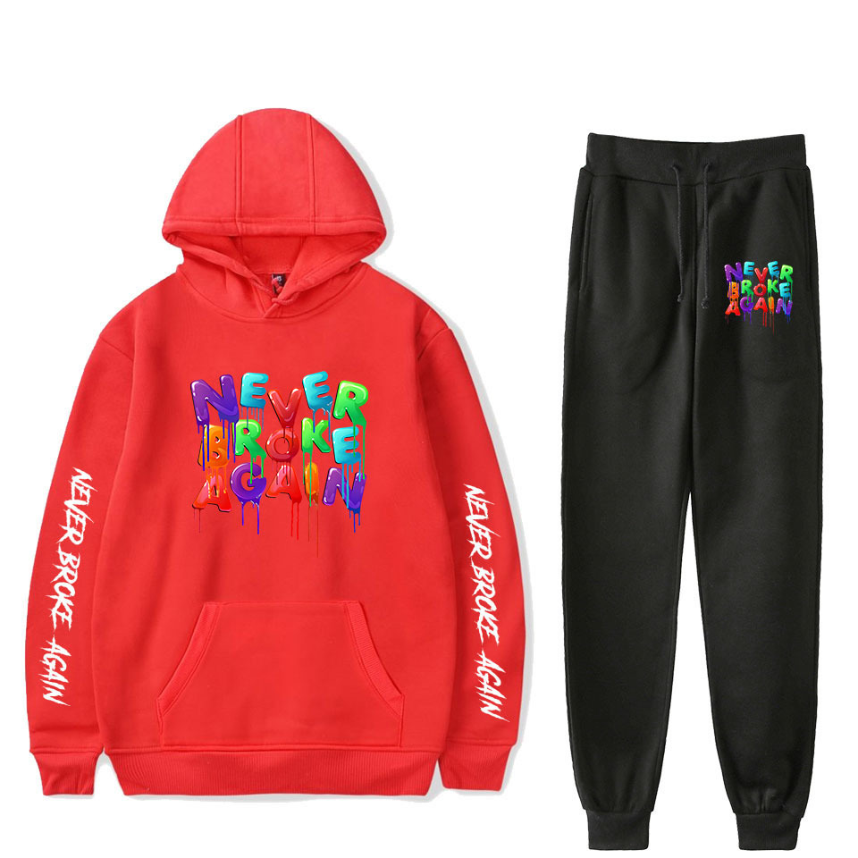 Youngboy Never Broke Again Fashion Long Sleeve Hooded Sweatshirt Women Men Tracksuit Hoodies Pants Hip Hop LJ201117