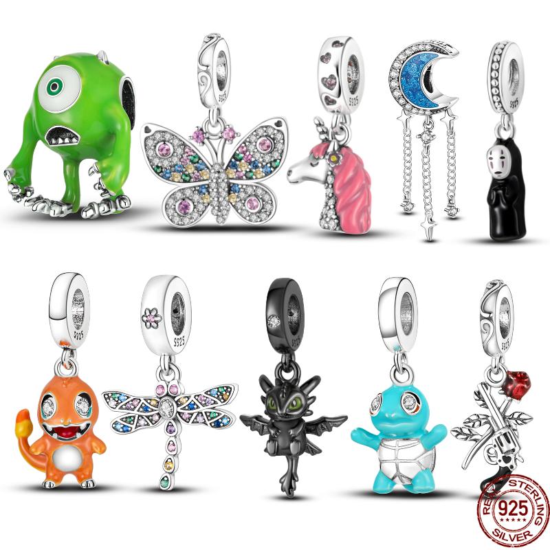 Other 925 Sterling Silver Black Animal Dragon And Butterfly Charms Beads Fit Original Bracelet Bangle For Women Jewelry Gift
Other 925 Sterling Silver Black Animal Dragon And Butterfly Charms Beads Fit Original Bracelet Bangle For Women Jewelry Gift