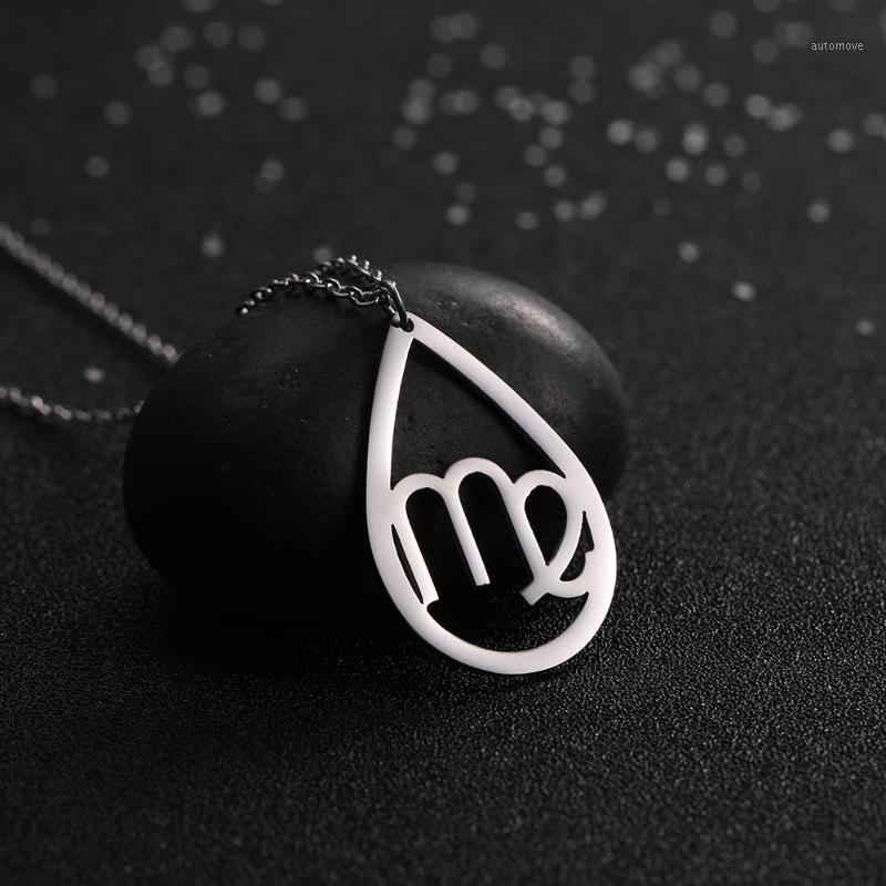 My Shape High Quality Necklaces Oval Drop Pendant Stainless Steel Charming Necklaces Women1