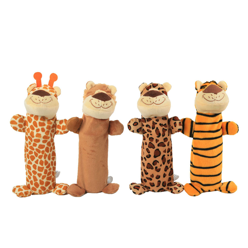 Environmental protection design no stuffing dog toys chewing toys plush dog toys for small and medium dog lion giraffe tiger leopard
Environmental protection design no stuffing dog toys chewing toys plush dog toys for small and medium dog lion giraffe tiger leopard