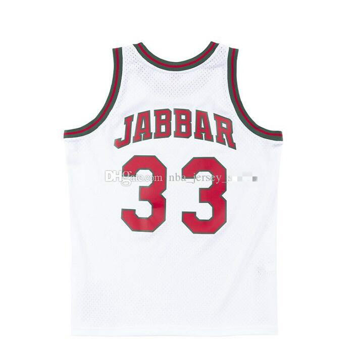 Men basketball Milwaukee Bucks 33 Kareem Abdul Jabbar Mitchell & Ness 1971-72 white Hardwoods Classics Authentic Jersey, Black;red
Men basketball Milwaukee Bucks 33 Kareem Abdul Jabbar Mitchell & Ness 1971-72 white Hardwoods Classics Authentic Jersey, Black;red