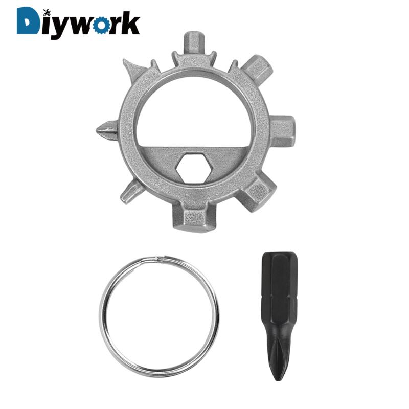 DIYWORK Bicycle Repair Multitools High Carbon Steel Bottle Opener Hand Tools Portable Key Chain 12 Functions Screwdriver
DIYWORK Bicycle Repair Multitools High Carbon Steel Bottle Opener Hand Tools Portable Key Chain 12 Functions Screwdriver