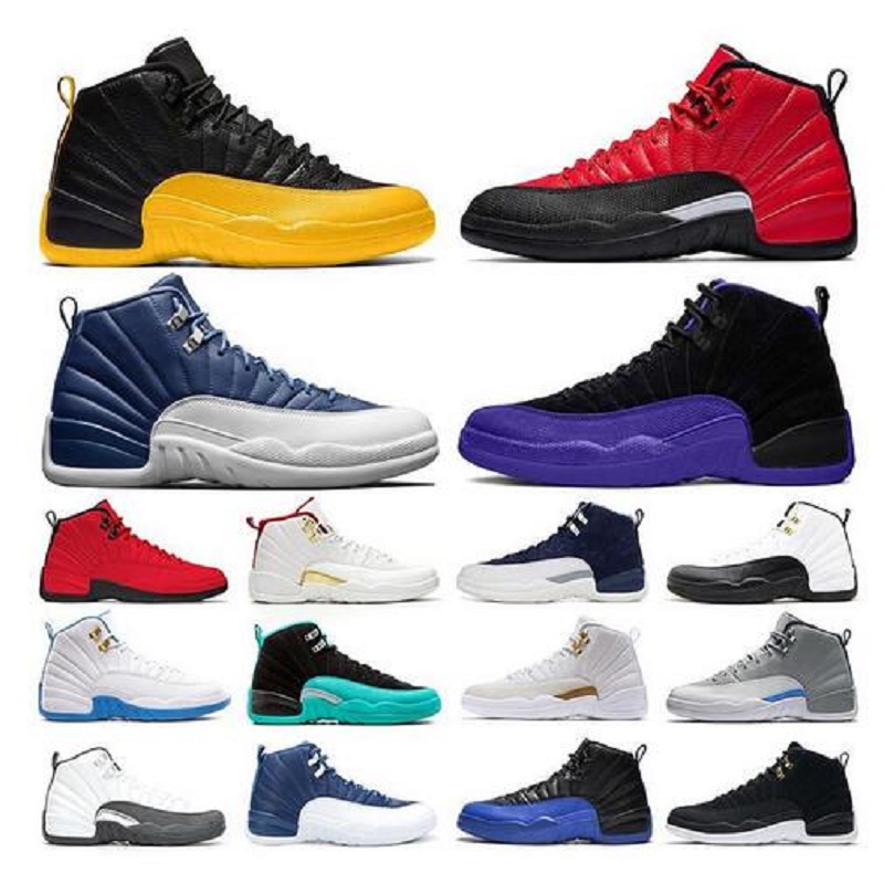 hot fashion jumpman 12 University Gold 12s men basketball shoes Indigo Reverse Flu Game Dark Concord platform mens trainers sports sneakers, Color 19
hot fashion jumpman 12 University Gold 12s men basketball shoes Indigo Reverse Flu Game Dark Concord platform mens trainers sports sneakers, Color 19