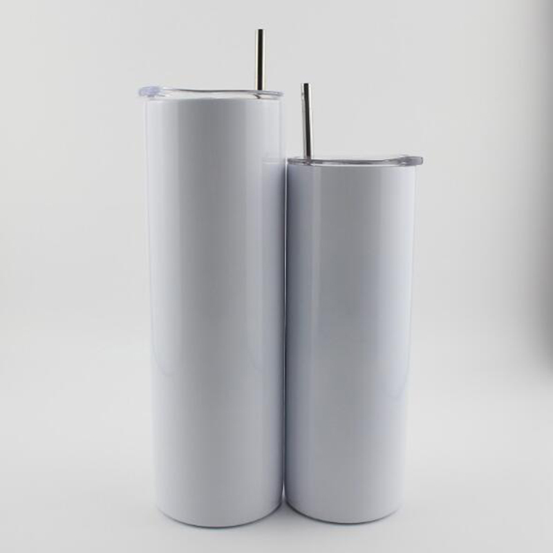 Amazon hot selling 20oz 30oz Skinny Tumblers Blank Sublimation Slim Cup Coffee Mugs with Lid and Plastic Straw Beer Mugs sea shipping, White
Amazon hot selling 20oz 30oz Skinny Tumblers Blank Sublimation Slim Cup Coffee Mugs with Lid and Plastic Straw Beer Mugs sea shipping, White