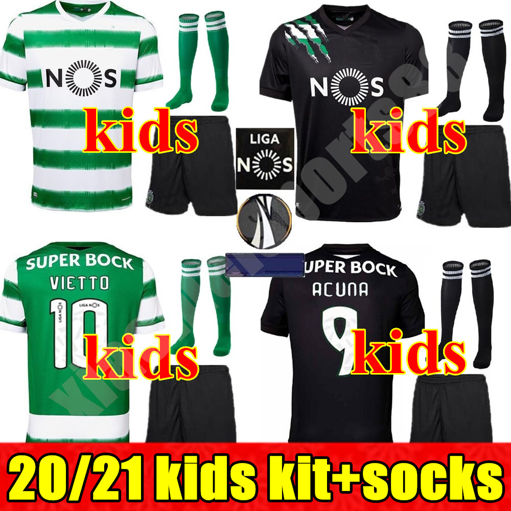 2020 2021 Sporting Lisbon Soccer Jersey VIETTO COATES ACUNA PHELLYPE JOVANE ROSIER BATTAGLIA 2020 2021 Home Away Kids kit Football Shirt
2020 2021 Sporting Lisbon Soccer Jersey VIETTO COATES ACUNA PHELLYPE JOVANE ROSIER BATTAGLIA 2020 2021 Home Away Kids kit Football Shirt