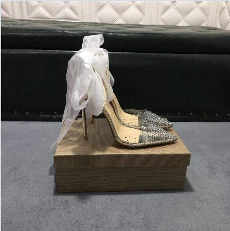 High Quality Christians Red Bottom Women High Heel Transparent Belt Drill Dress Shoes, Ladies Fashion Sexy Party Sandals Wedding Shoes With Box, White
High Quality Christians Red Bottom Women High Heel Transparent Belt Drill Dress Shoes, Ladies Fashion Sexy Party Sandals Wedding Shoes With Box, White