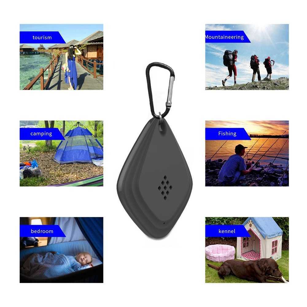 Portable USB Electronic Mosquito Repeller Keychain Ultrasonic Mosquito Killer Fly Insect Bug Spider Pest Repellent For Home Outdoor Camping