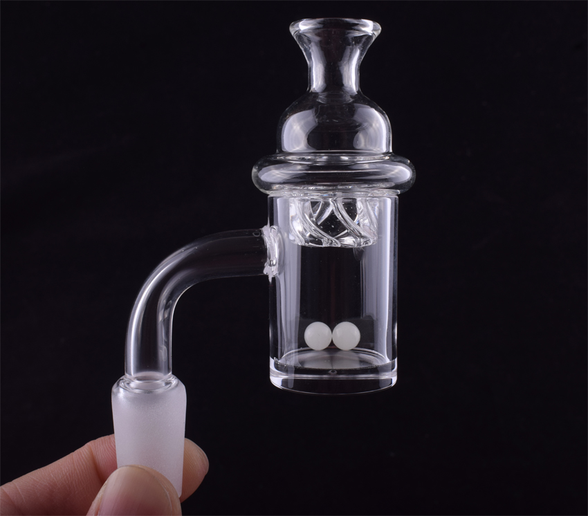 Smoking Quartz Banger Nail with Spinning Carb Cap and Terp Pearl 14mm Male For Oil Rigs Glass Bong
Smoking Quartz Banger Nail with Spinning Carb Cap and Terp Pearl 14mm Male For Oil Rigs Glass Bong