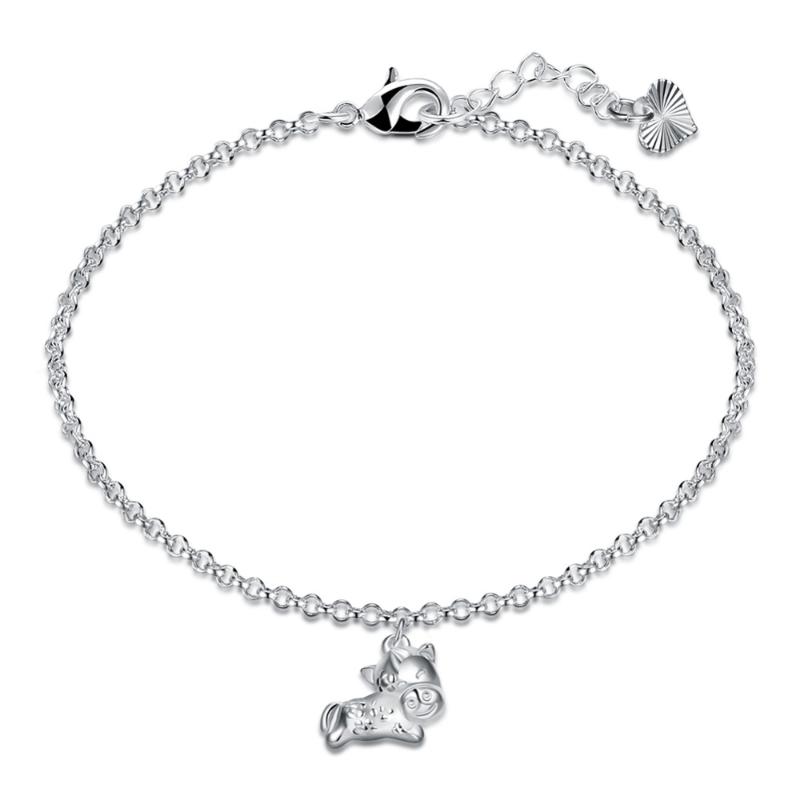 Charm Bracelets Style 925 Sterling Silver Bracelet Creative Chinese Ornaments Zodiac Series Horse Pendant
Charm Bracelets Style 925 Sterling Silver Bracelet Creative Chinese Ornaments Zodiac Series Horse Pendant