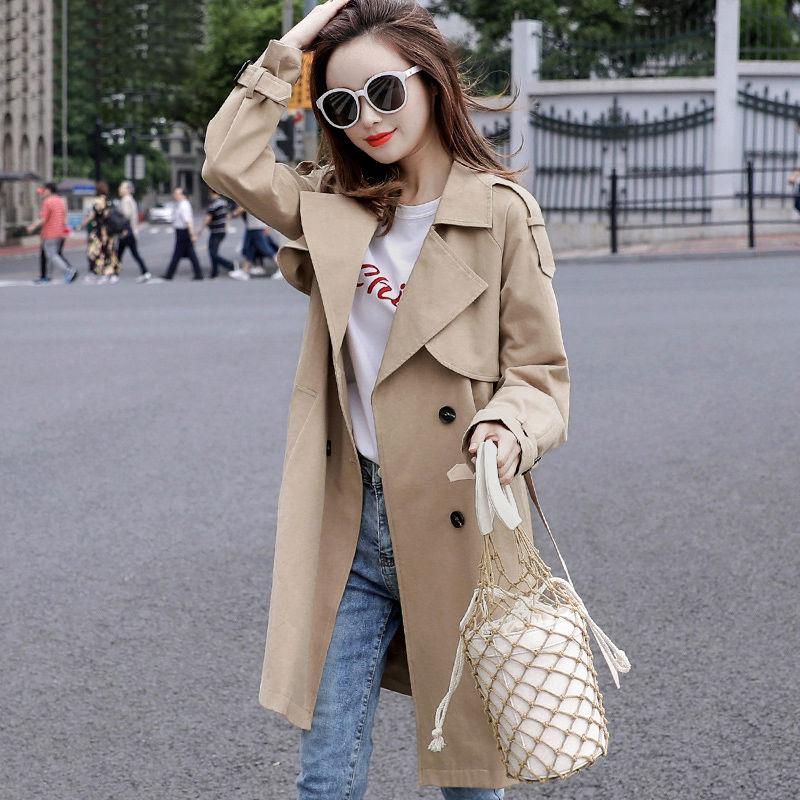 Ailegogo New Spring Women Long Trench Coat Casual Streetwear Loose Fit Turn Down Collar Coats Female Khaki Windproof Outwear
Ailegogo New Spring Women Long Trench Coat Casual Streetwear Loose Fit Turn Down Collar Coats Female Khaki Windproof Outwear