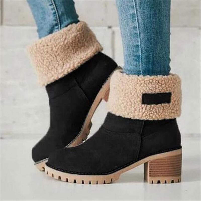 AIYKAZYSDL Women Winter Fur Warm Snow Boots Ladies Warm Wool Booties Boot Comfortable Shoes Casual Women Mid Boots 35-43, Green
AIYKAZYSDL Women Winter Fur Warm Snow Boots Ladies Warm Wool Booties Boot Comfortable Shoes Casual Women Mid Boots 35-43, Green