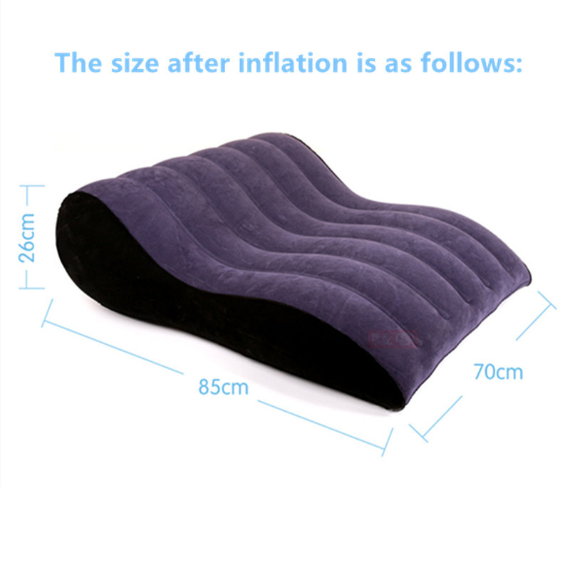New Inflatable Sex Aid Wedge Pillow Love Position Cushion Aid Furniture Recliner Couple Loves Game Toys Lumbar Pillows 201226